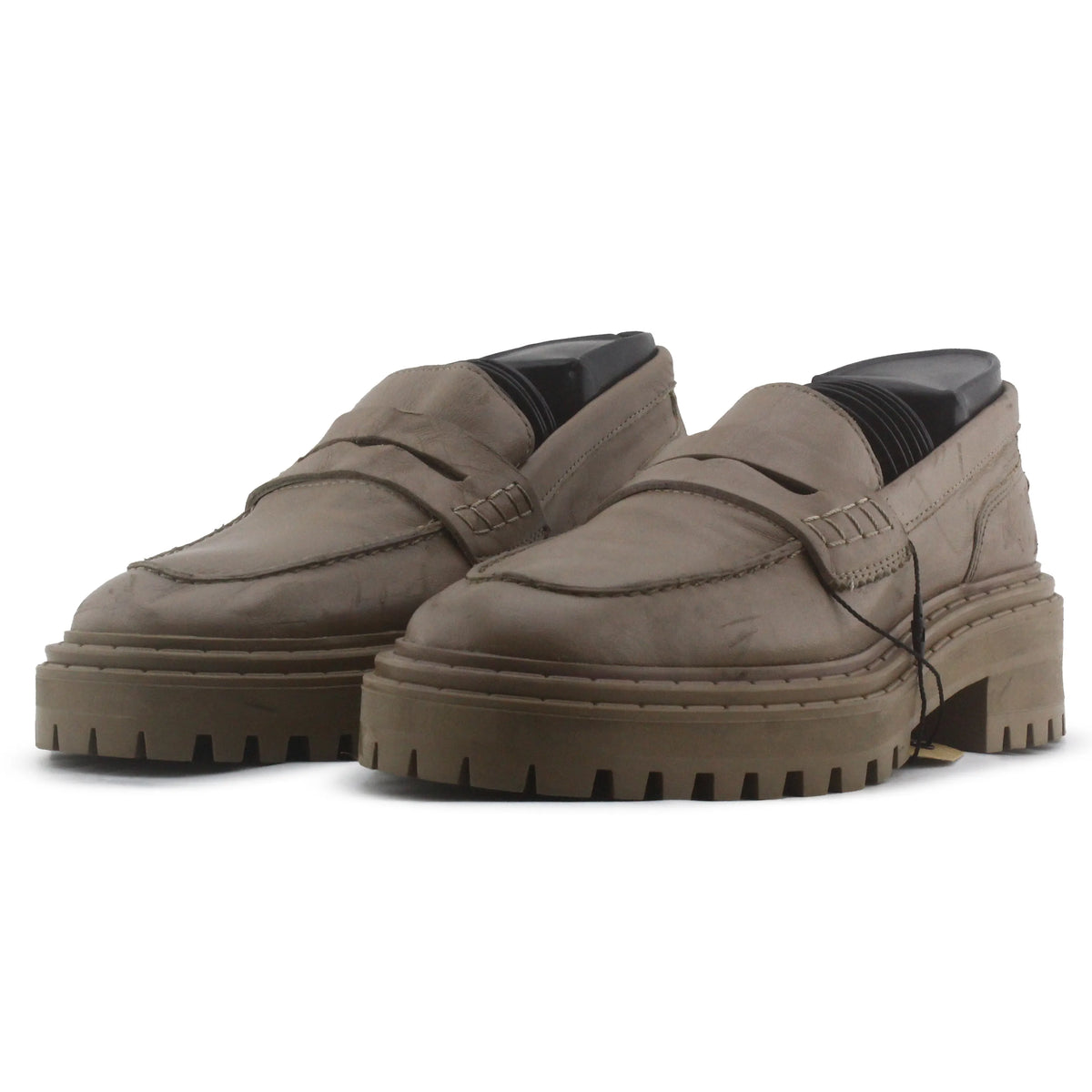 Massimo Dutti Penny Strap Loafers