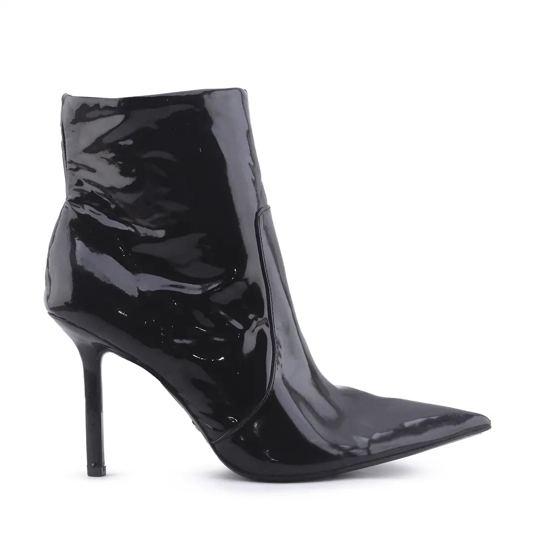 Zara Zipper Patent Ankle Boot