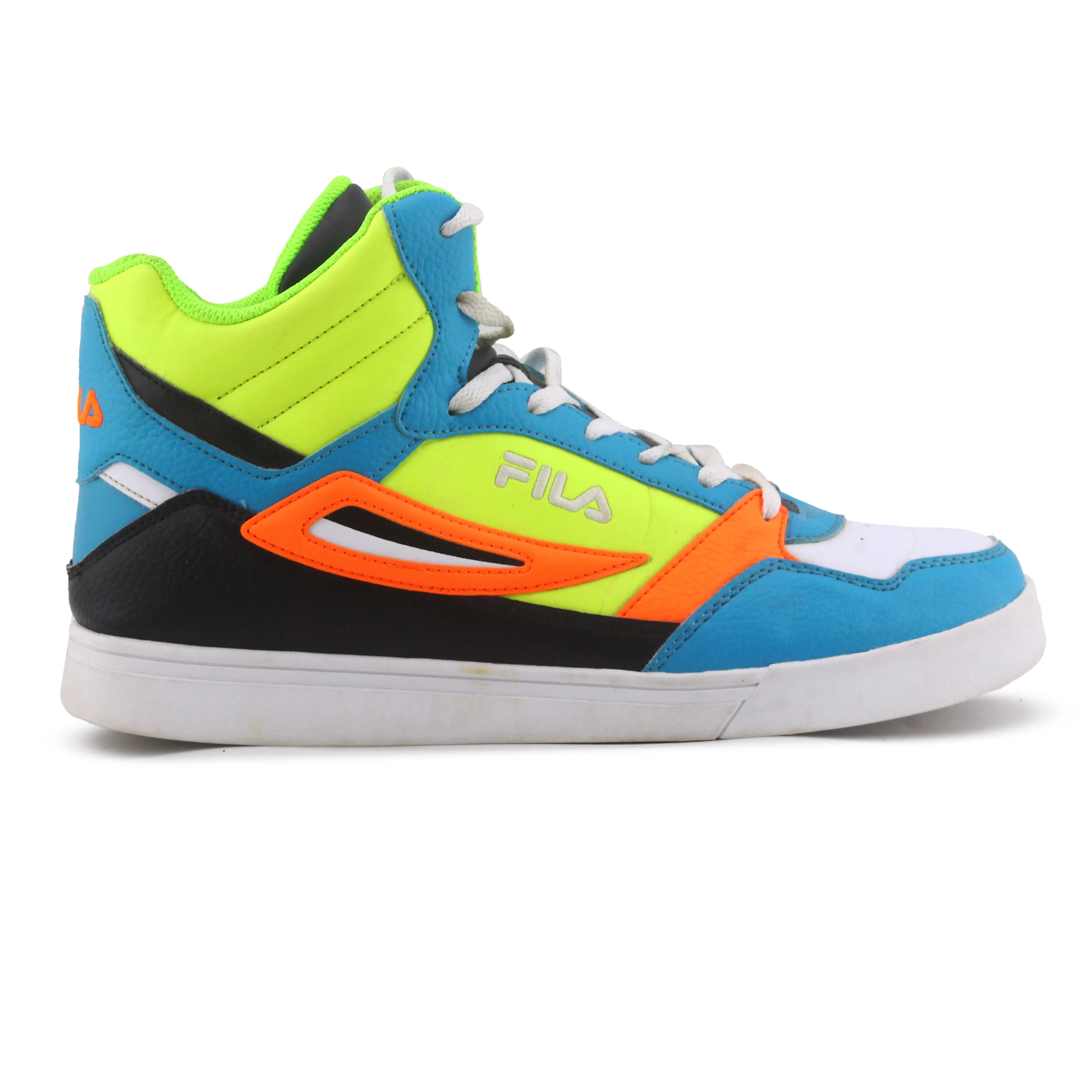 Fila Men's High Top Colorblock Sneakers