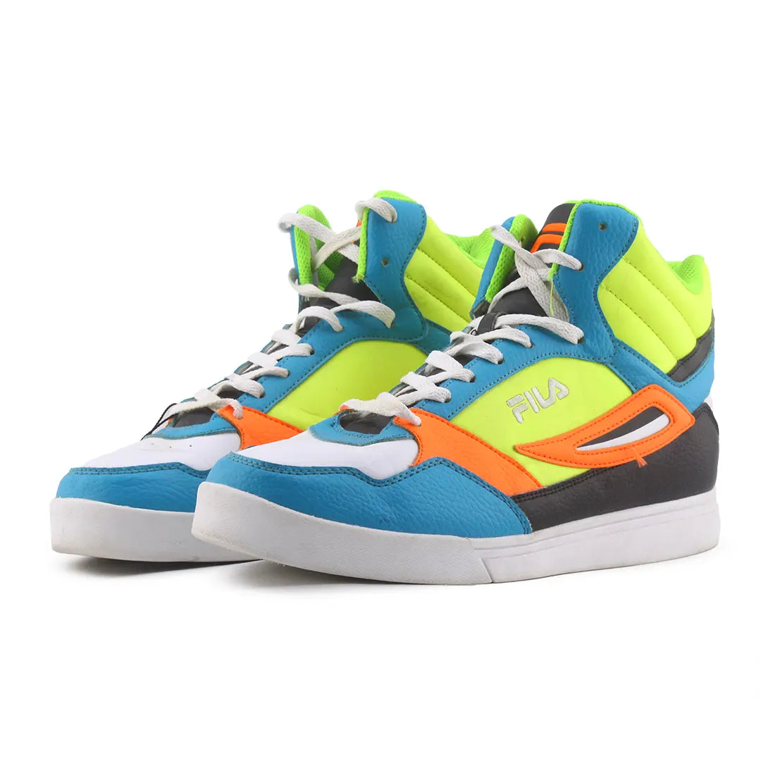 Fila Men's High Top Colorblock Sneakers