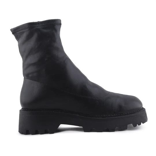 Stradivarius Zipper Ankle Boot | 100% Authentic Leather