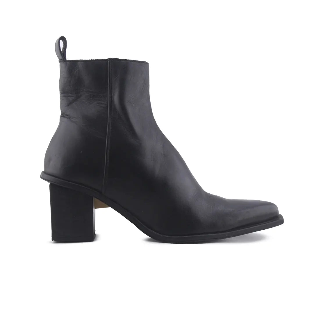 Zara Zipper Ankle Boot | 100% Authentic Leather