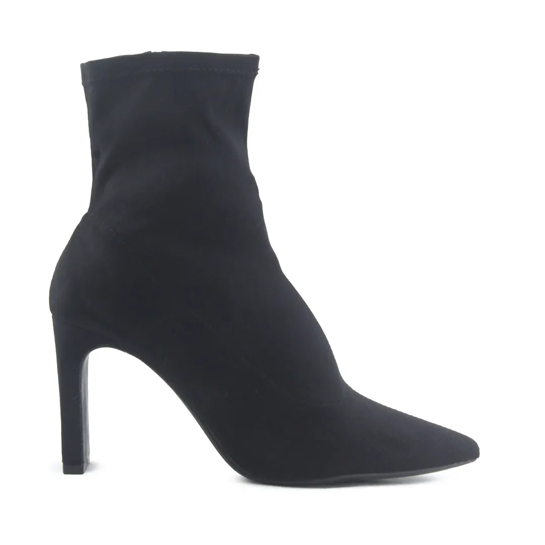Pull & Bear Zipper Textile Ankle Boot
