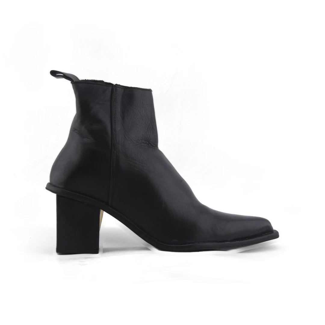 Zara Zipper Ankle Boot | 100% Authentic Leather