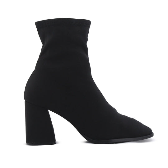 Stradivarius Zipper Textile Ankle Boot