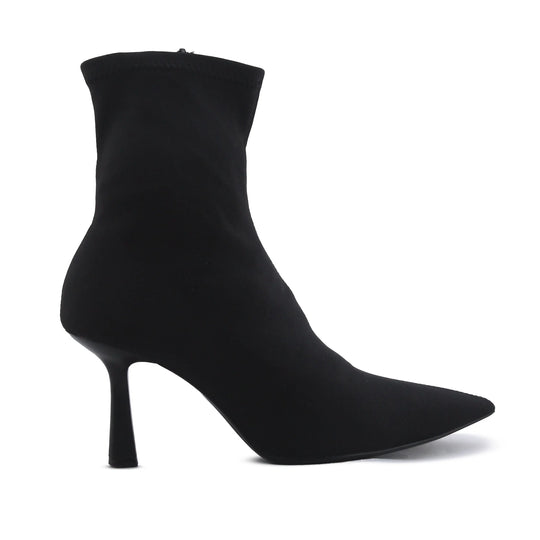 Pull & Bear Zipper Textile Ankle Boot