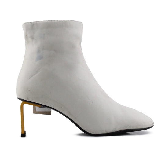 Bershka Zipper Ankle Boot | 100% Authentic Leather