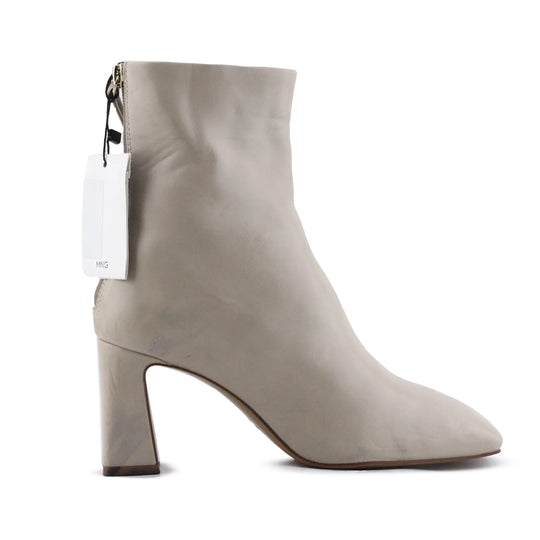 Mango Zipper Ankle Boot | 100% Authentic Leather