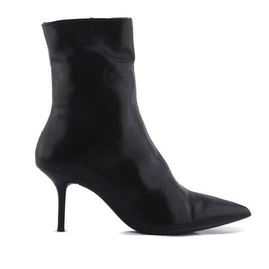 Zara Zipper Ankle Boot | 100% Authentic Leather