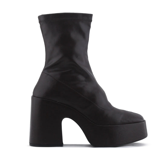Zara Zipper Platform Ankle Boot | 100% Authentic Leather
