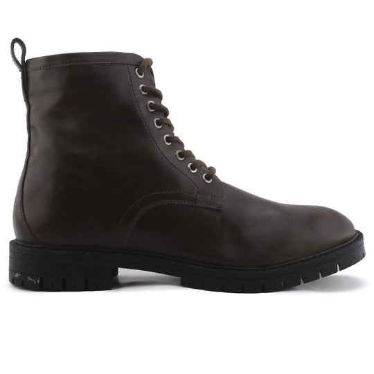 Pull & Bear Lace Up Ankle Boot | 100% Authentic Leather