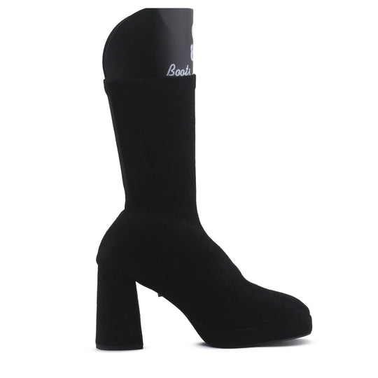 Sfera Zipper Suede Ankle Boot