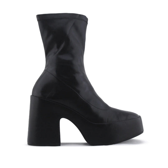 Zara Zipper Platform Ankle Boot | 100% Authentic Leather