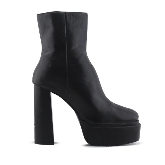 Zara Zipper Platform Ankle Boot | 100% Authentic Leather