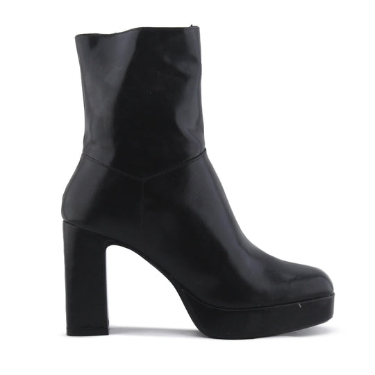 Pull & Bear Zipper Ankle Boot | 100% Authentic Leather