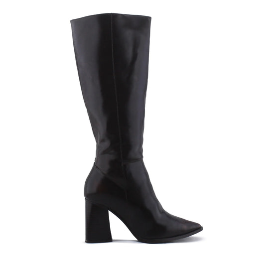 Stradivarius Zipper Knee High Boot | 100% Authentic Leather
