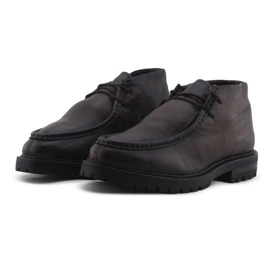 Massimo Dutti Lace Up Ankle Boot | 100% Authentic Leather