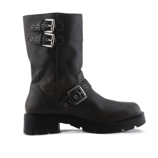 Zara Buckle Strap Ankle Boot | 100% Authentic Leather