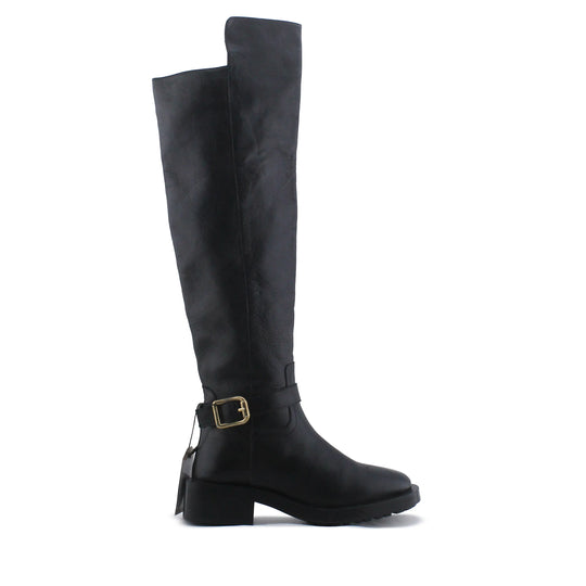 Zara Zipper Buckle Strap Over The Knee Boot | 100% Authentic Leather