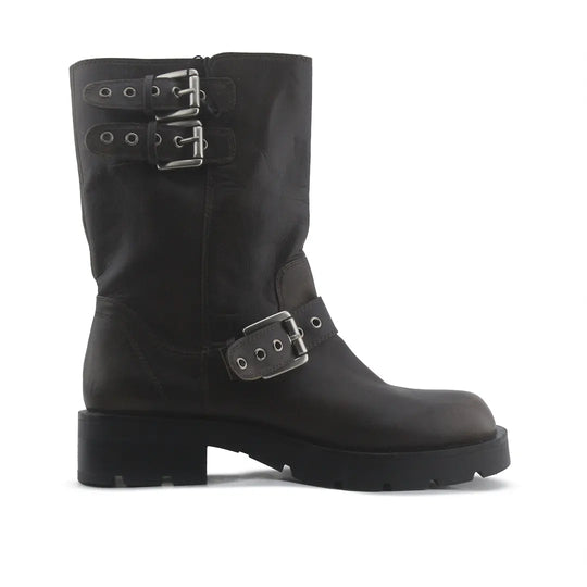 Zara Buckle Strap Ankle Boot | 100% Authentic Leather