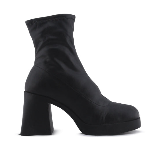 Stradivarius Zipper Ankle Boot | 100% Authentic Leather