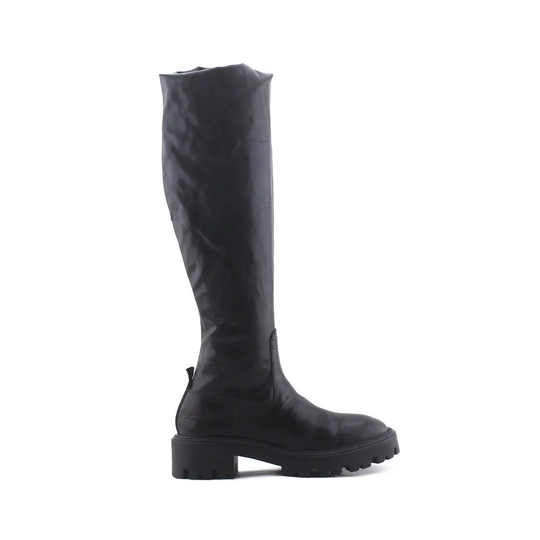 Lefties Zipper Over The Knee Boot | 100% Authentic Leather