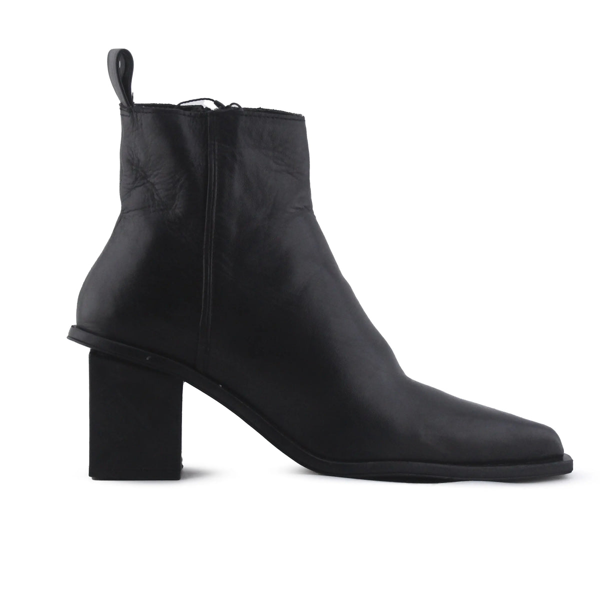 Zara Zipper Ankle Boot | 100% Authentic Leather