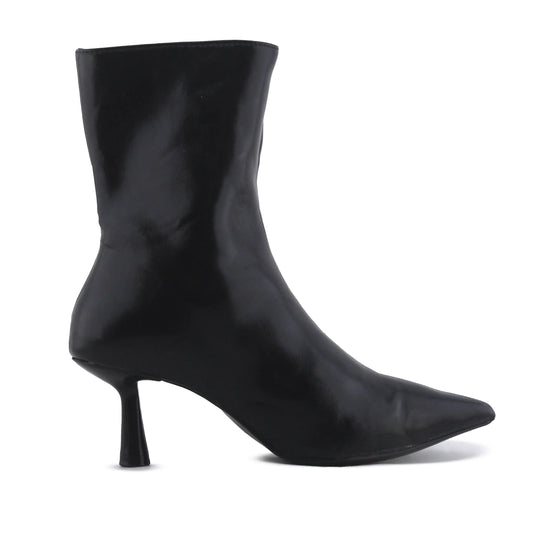 Bershka Zipper Ankle Boot | 100% Authentic Leather