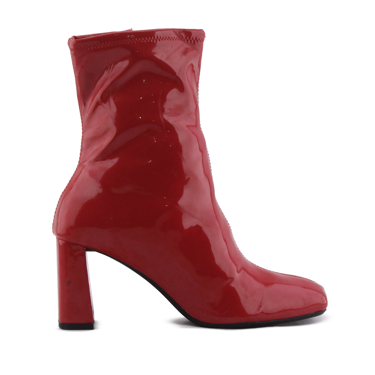 Bershka Zipper Ankle Boot
