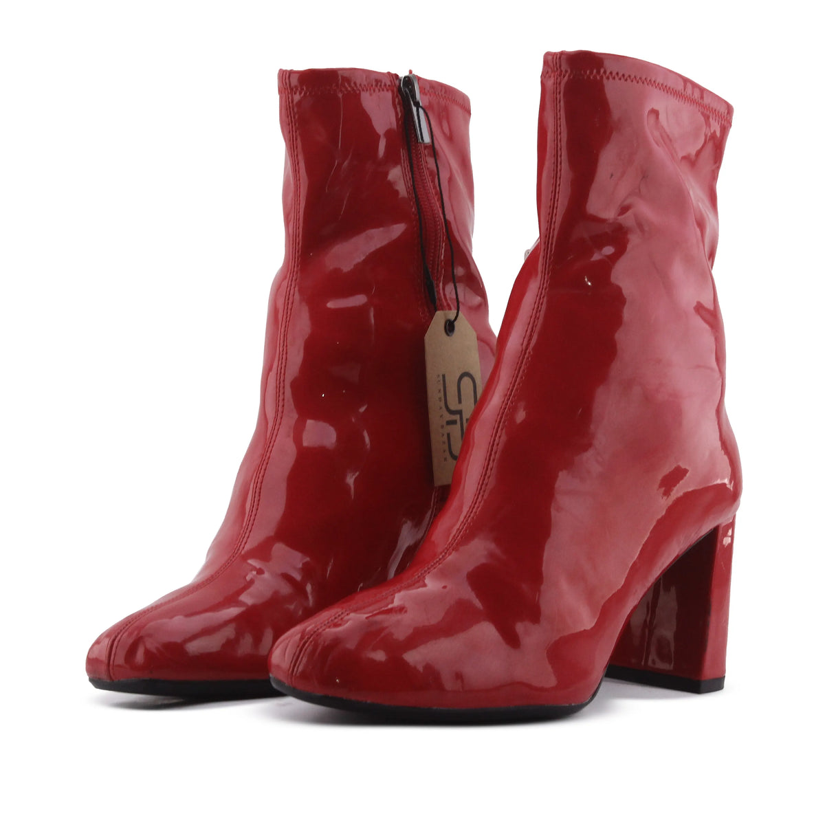 Bershka Zipper Ankle Boot