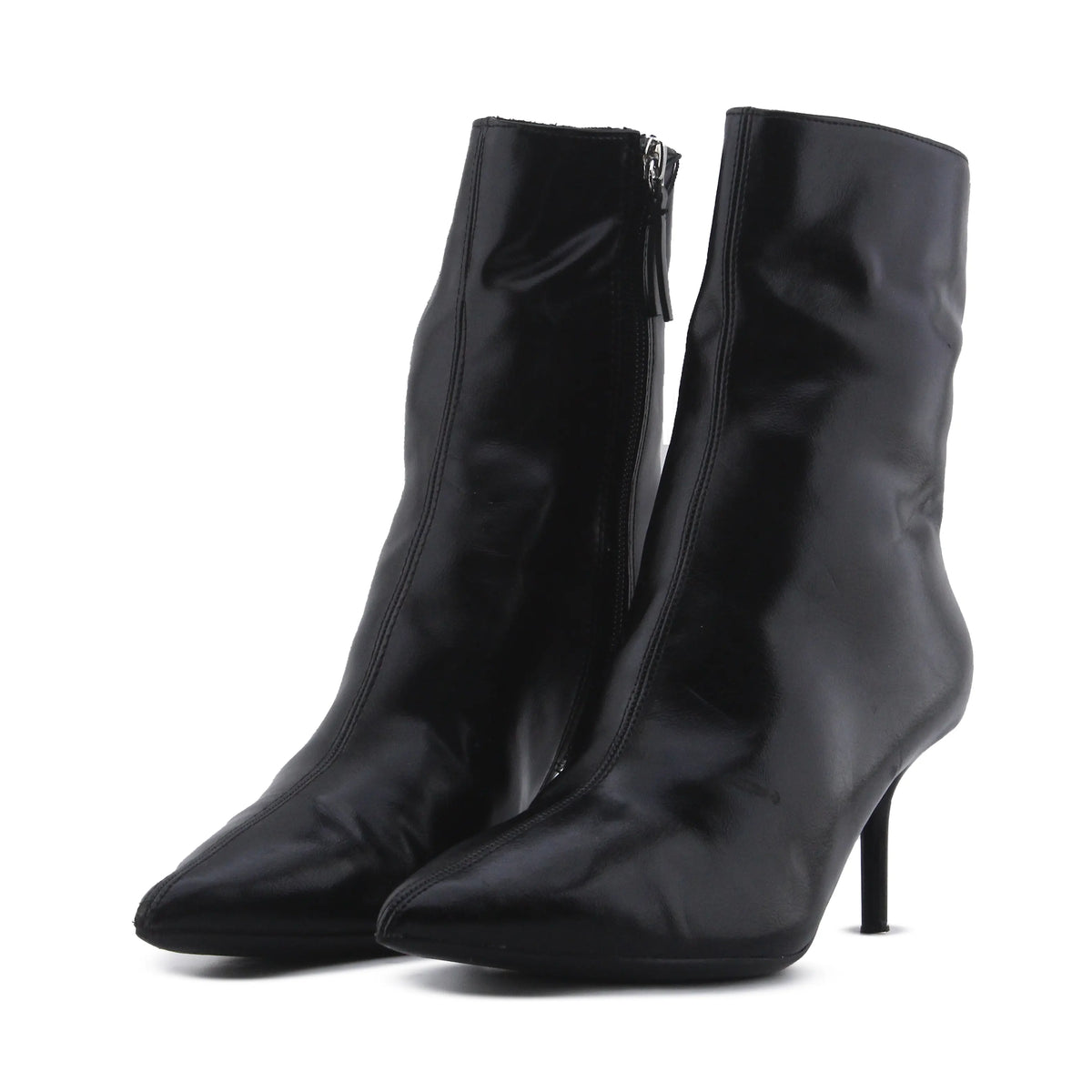 Zara Zipper Ankle Boot | 100% Authentic Leather