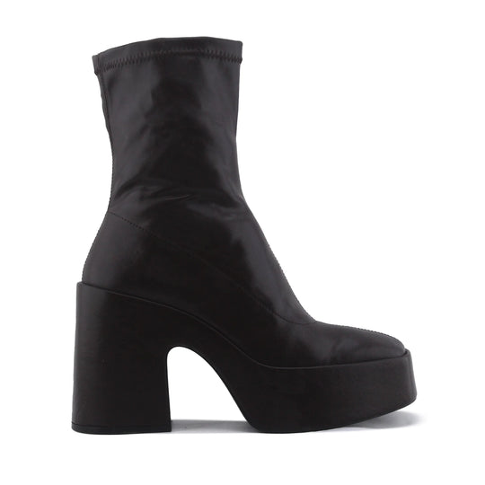 Zara Zipper Platform Ankle Boot | 100% Authentic Leather