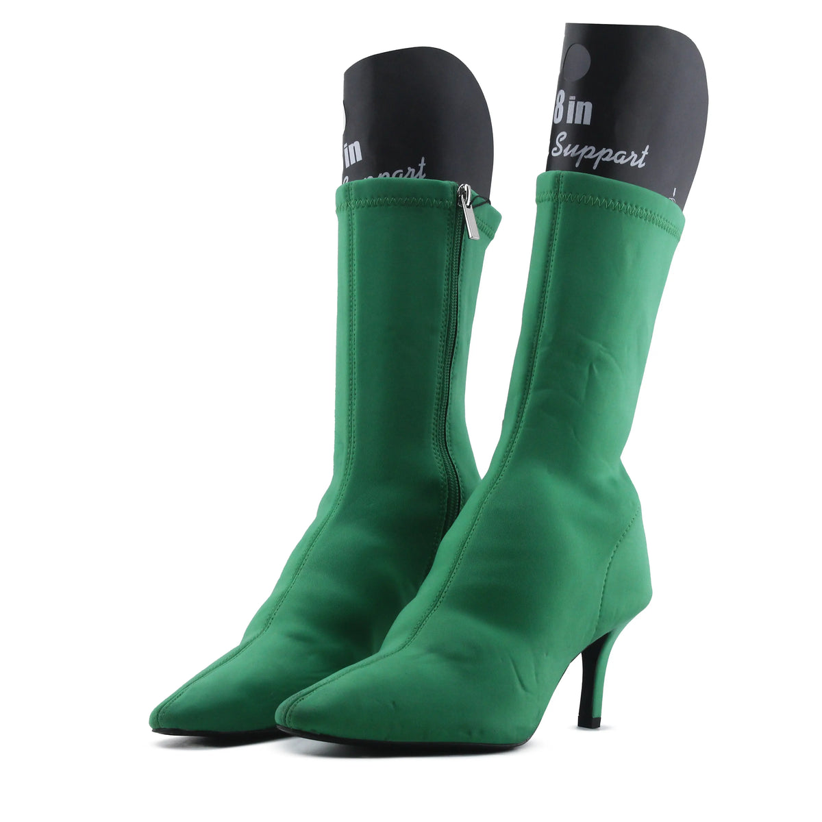 Pull & Bear Zipper Textile Ankle Boot