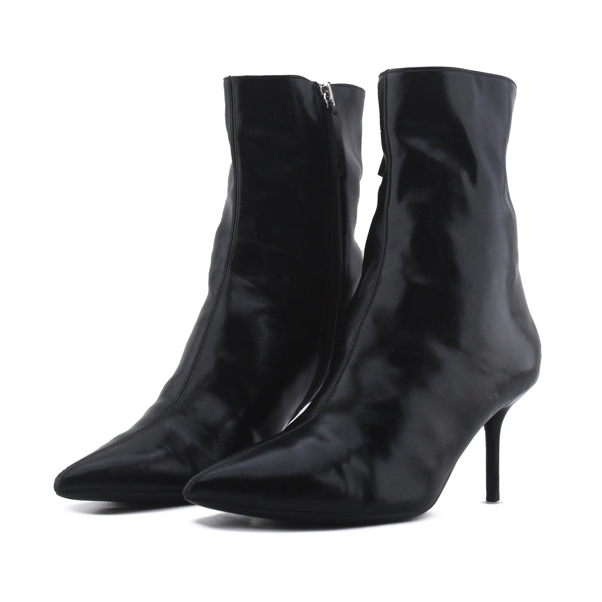 Zara Zipper Ankle Boot | 100% Authentic Leather