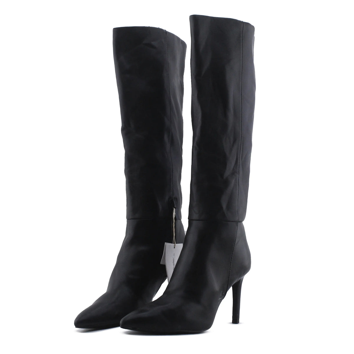 Stradivarius Zipper Knee High Boot | 100% Authentic Leather