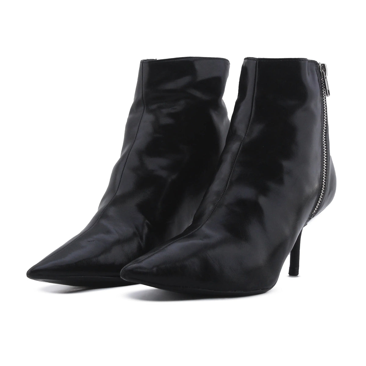 Zara Zipper Ankle Boot | 100% Authentic Leather