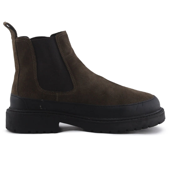 Zara Stretchable Suede Ankle Boot