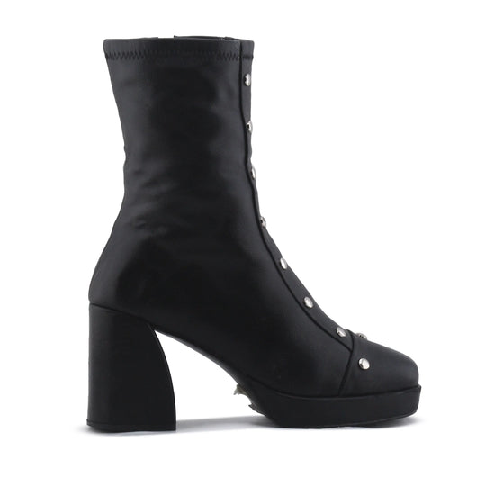 Noa Harmon Zipper Ankle Boot | 100% Authentic Leather