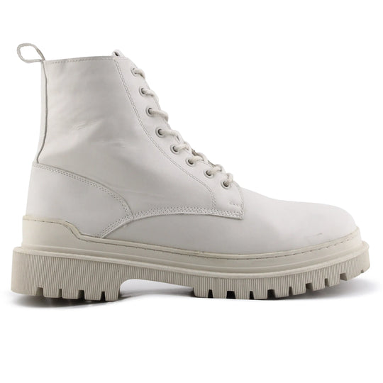 Pull & Bear Zipper Lace Up Ankle Boot | 100% Authentic Leather