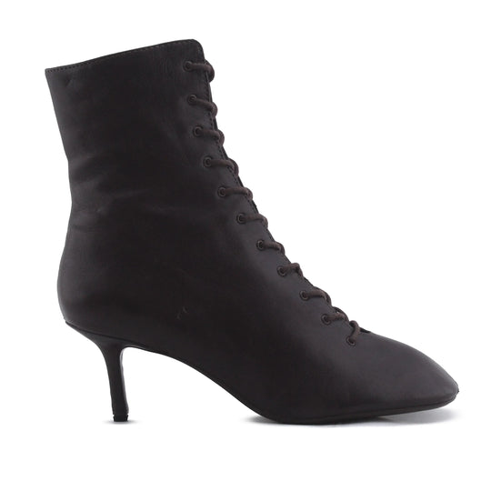 Zara Zipper Lace Up Ankle Boot | 100% Authentic Leather