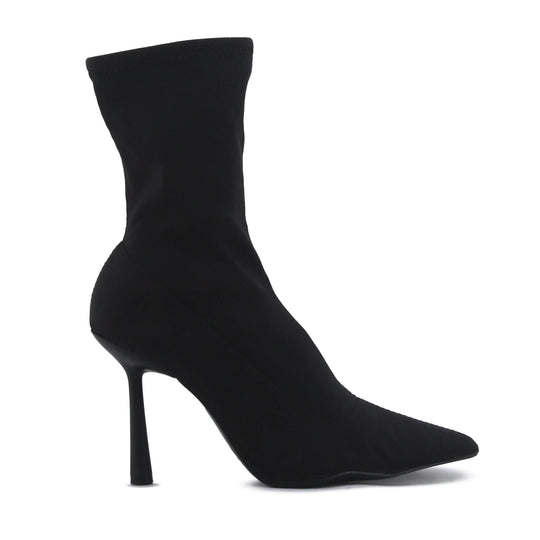 Zara Zipper Textile Ankle Boot
