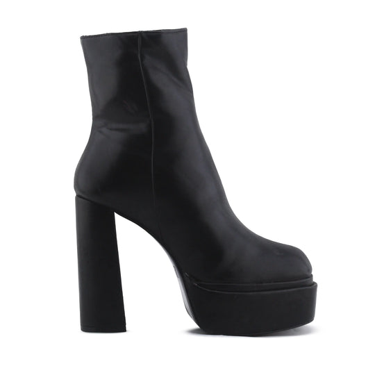 Zara Zipper Platform Ankle Boot | 100% Authentic Leather