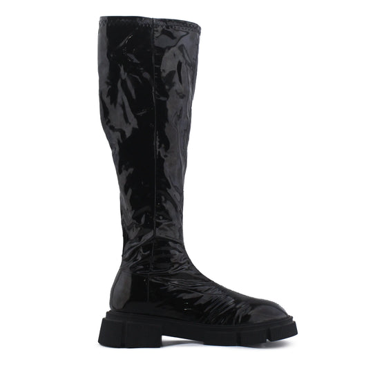 Zara Zipper Over The Knee Boot