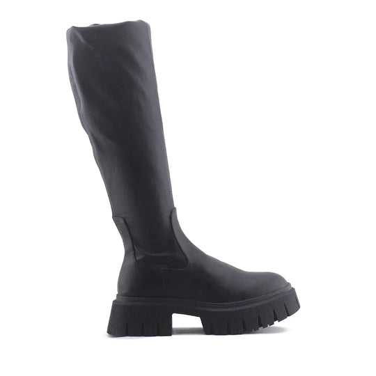 Zara Zipper Over The Knee Boot | 100% Authentic Leather