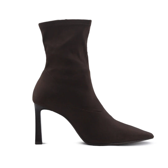 Stradivarius Zipper Textile Ankle Boot