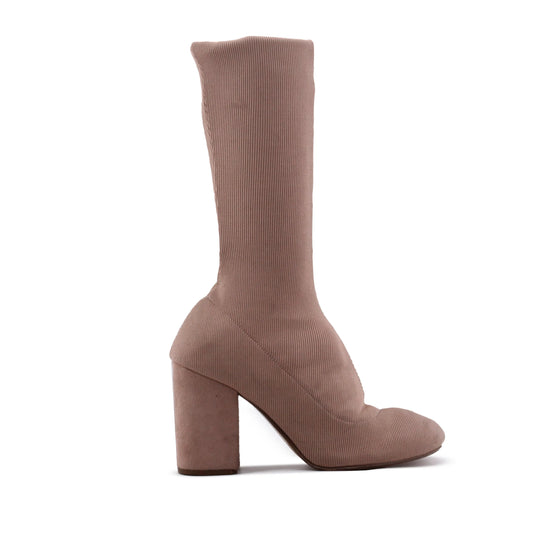 Bershka Zipper Thigh High Boot
