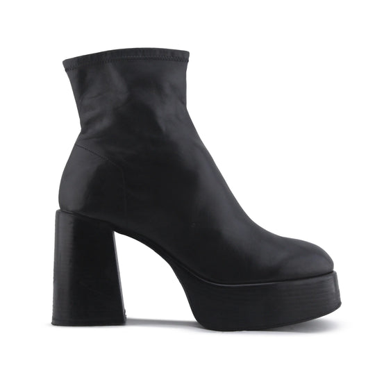 Zara Zipper Platform Ankle Boot | 100% Authentic Leather