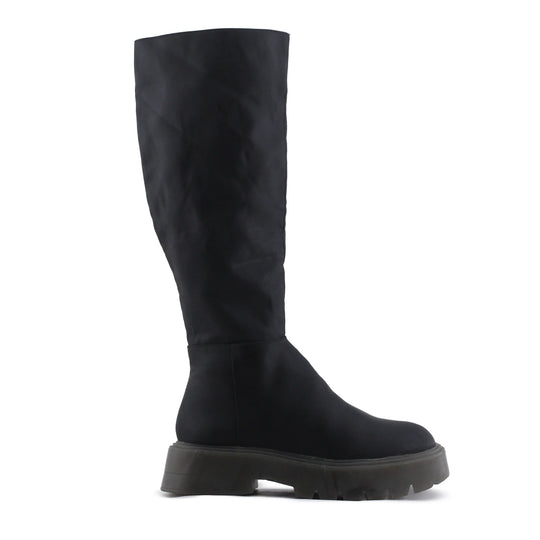 Bershka Zipper Knee High Boot | 100% Authentic Leather