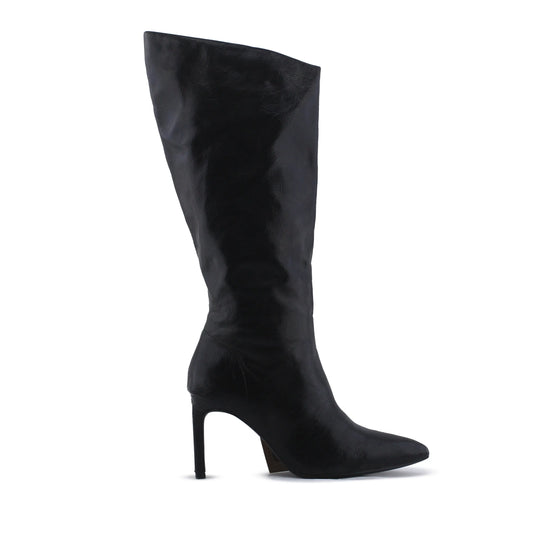Bershka Zipper Knee High Boot | 100% Authentic Leather