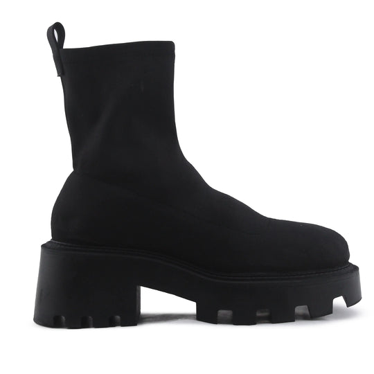 Zara Zipper Textile Ankle Boot